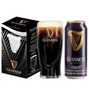 Kit Cerveja Guinness + Copo Importado