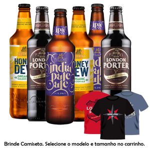 Combo 6 Cervejas Fuller's + Camiseta