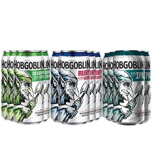 Combo 4 Cervejas Hobgoblin Ruby + 4 Session IPA + 4 IPA